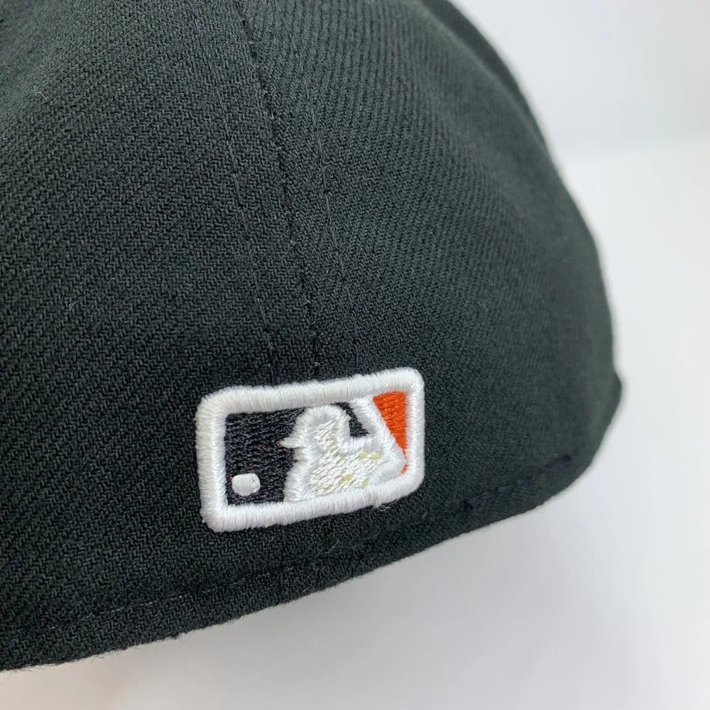 San Francisco Giants Black Orange Hat New Era 59FIFTY Fitted 7 1/4 Baseball Cap